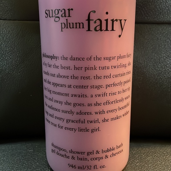 NEW Philosophy 32 oz Sugar Plum Fairy Shampoo, Shower Gel & Bubble Bath - Picture 2 of 4